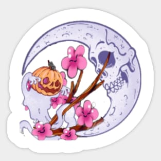 Halloween in apirl Sticker